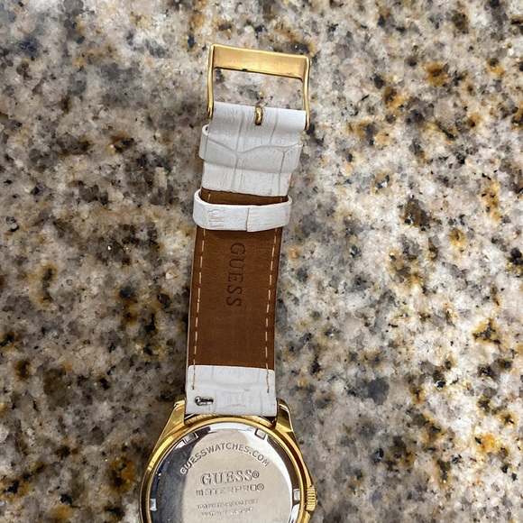 Guess white rhinestone watch - Picture 6 of 7